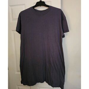 NWOT Time And Tru Womens Crewneck T-Shirt XL Gray Beach Cover Up Tunic